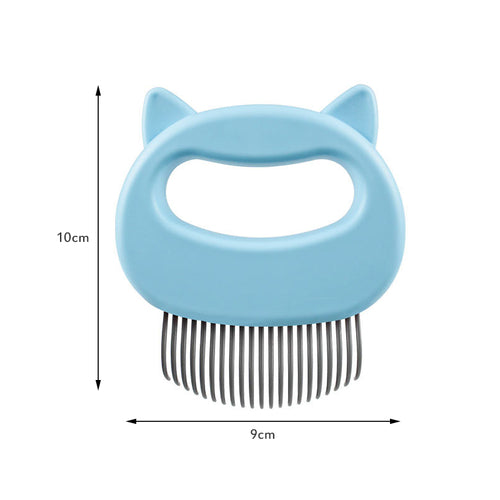Pet Massage Grooming Brush β Soft Bristle Deshedding Tool for Cats & Dogs
