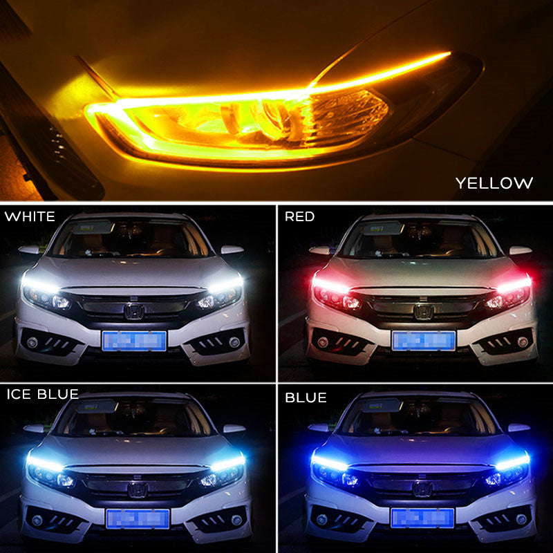 Car LED Daytime Running Light — Flexible Turn Signal Strip