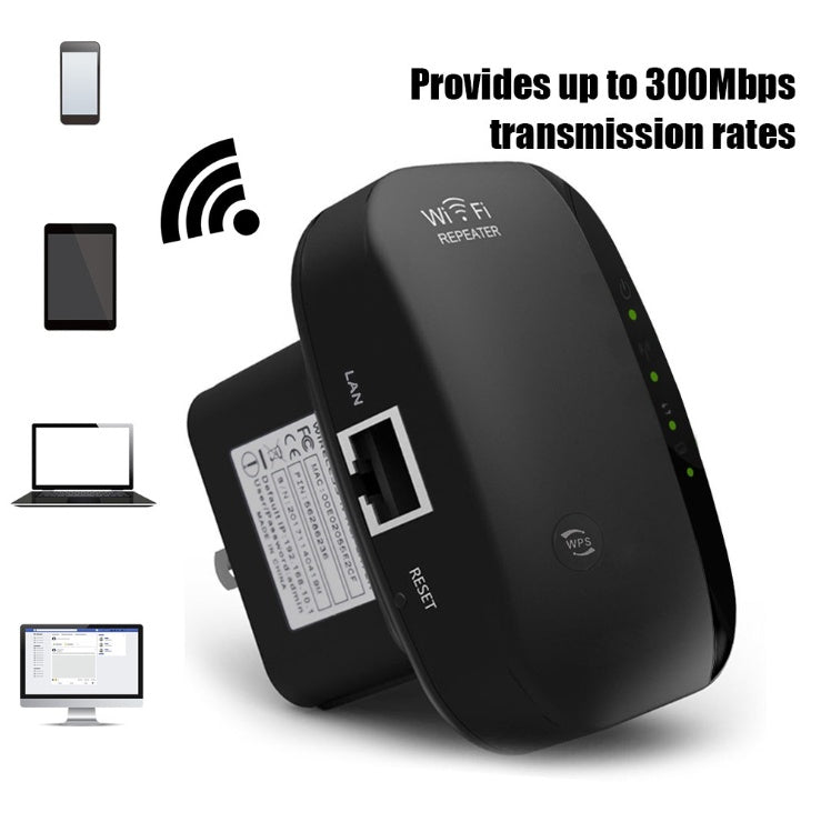 WiFi Range Extender — 300Mbps Wireless Signal Amplifier