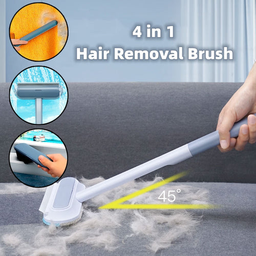 4-in-1 Pet Hair Removal Brush — Lint Roller, Fur Cleaner & More