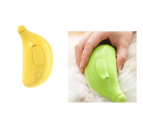 3-in-1 Steam Grooming Brush for Cats & Dogs — Clean, Massage & Detangle