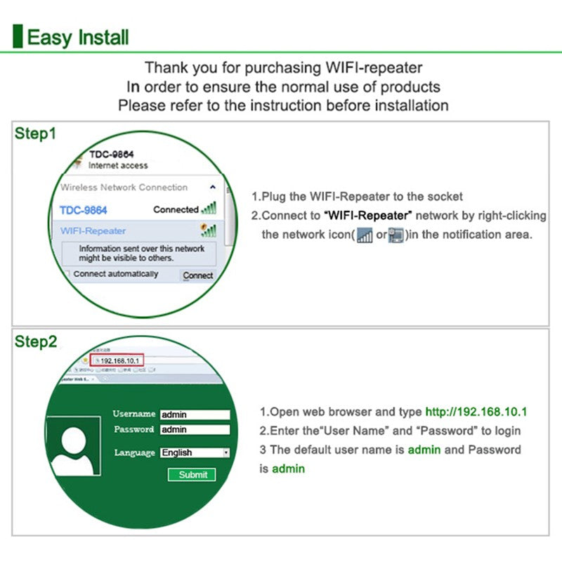 WiFi Range Extender — 300Mbps Wireless Signal Amplifier