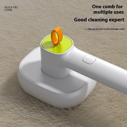 Electric Spray Massage Comb for Cats & Dogs — One-Click Mist + Detangle
