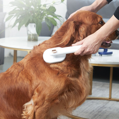 Pet Hair Removal Brush — Deep Deshedding Comb for Dogs & Cats