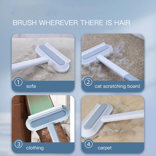 4-in-1 Pet Hair Removal Brush — Lint Roller, Fur Cleaner & More
