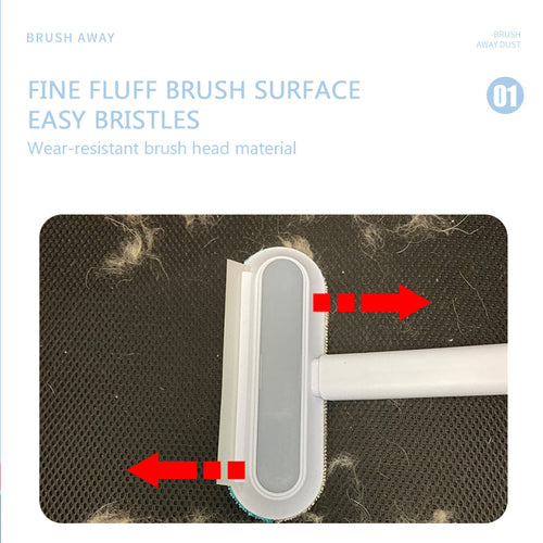 4-in-1 Pet Hair Removal Brush — Lint Roller, Fur Cleaner & More