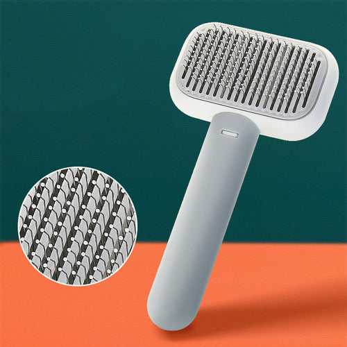 Detangling Grooming Comb for Cats & Dogs — Anti-Knot Massage Brush