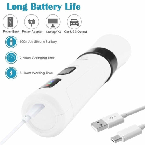 Cordless Electric Pet Nail Trimmer — Quiet & Stress-Free Nail Filing