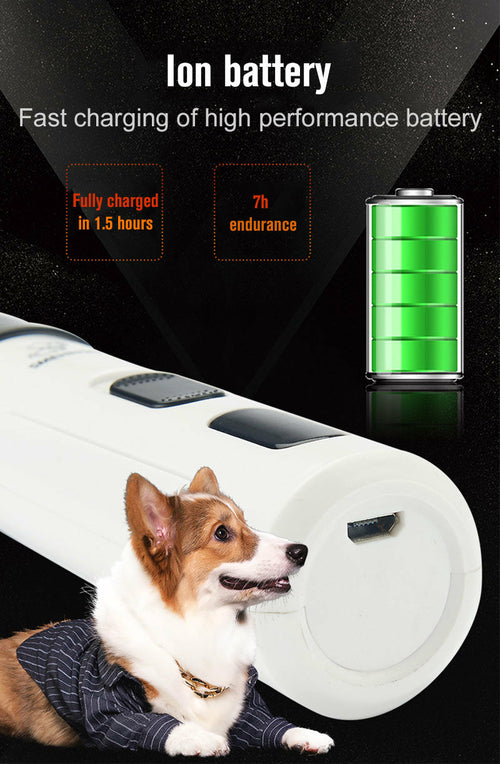 Cordless Electric Pet Nail Trimmer — Quiet & Stress-Free Nail Filing