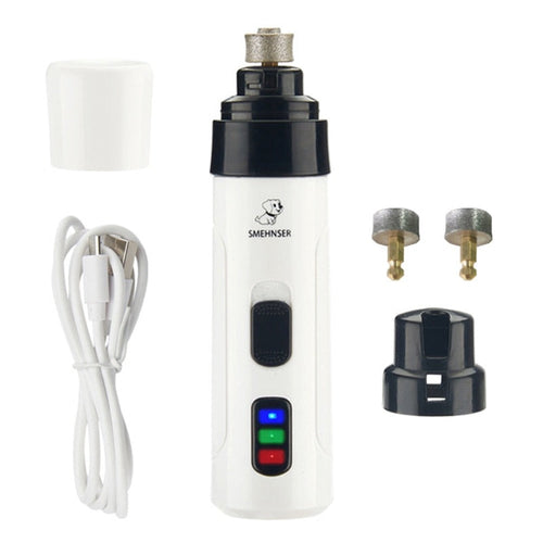 Cordless Electric Pet Nail Trimmer — Quiet & Stress-Free Nail Filing