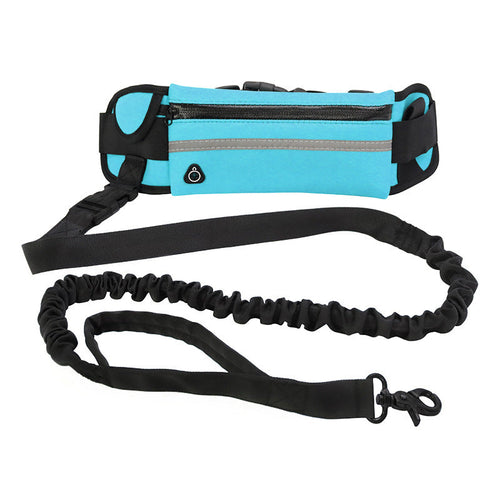 Hands-Free Dog Leash Running Belt — Waist Leash with Shock Absorber for Walking & Training