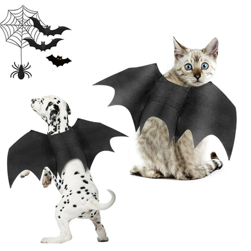 Halloween Bat Wings Pet Costume — Cute Dress-Up for Cats & Dogs