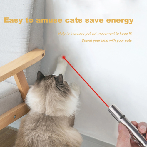 7-in-1 LED Laser Pointer Cat Toy — Interactive Training & Exercise Tool