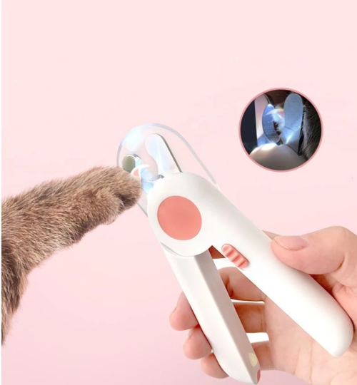 LED Pet Nail Clipper & Trimmer — Built-in Light for Safe At-Home Grooming