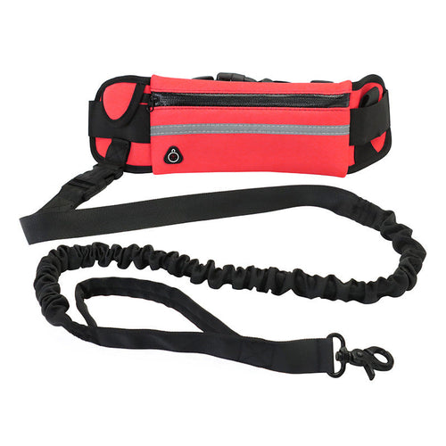 Hands-Free Dog Leash Running Belt — Waist Leash with Shock Absorber for Walking & Training