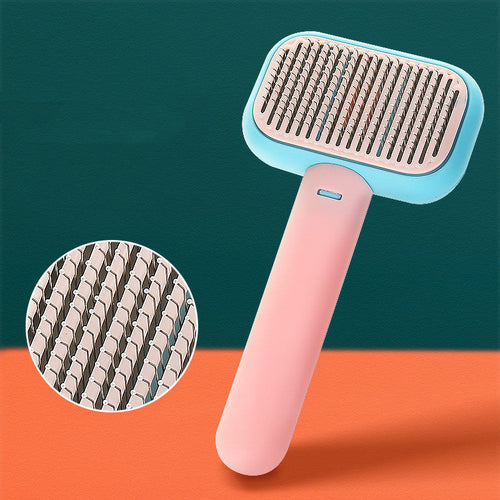 Detangling Grooming Comb for Cats & Dogs — Anti-Knot Massage Brush